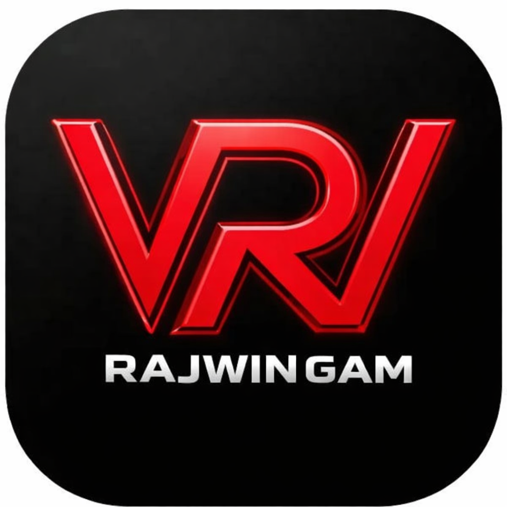 "Download button for Rajwin Game APK latest version 2026 showing the Rajwin app interface on a mobile screen."