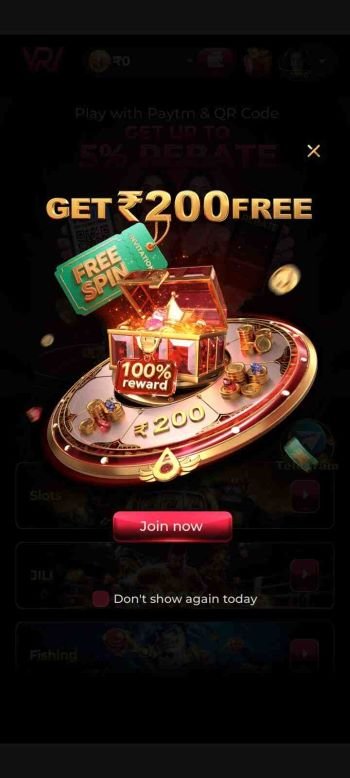 Rajwin Game APK download page with registration and login option